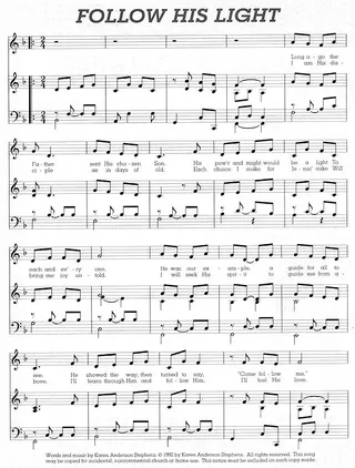 Music, Follow His Light