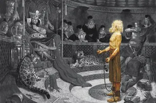 Abinadi before King Noah