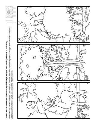 Iphepha lomsebenzi wePrayimari: UKuwa kuka-Adam no-Eva