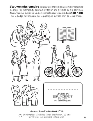 page 21 de l’album de coloriage Rassembler la famille de Dieu