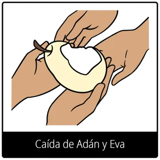 Símbolo del Evangelio: Caída de Adán y Eva