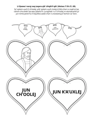 Perel re kok’ k’anjel reheb’ li kok’al: Li Dios naraj naq taqara qib’ chiqib’il qib’