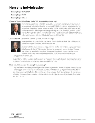 Herrens indvielseslov