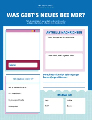 Was gibt’s Neues bei mir?