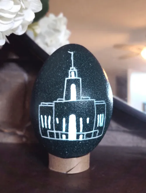 Child’s craft of temple etching