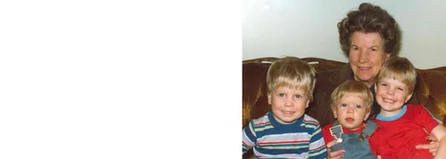 Mabel Jones Gabbott with grandchildren