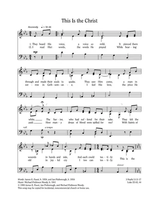 music, This Is the Christ, left page