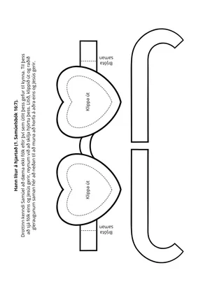 Verkefnasíða Barnafélagsins: Drottinn horfir á hjartað