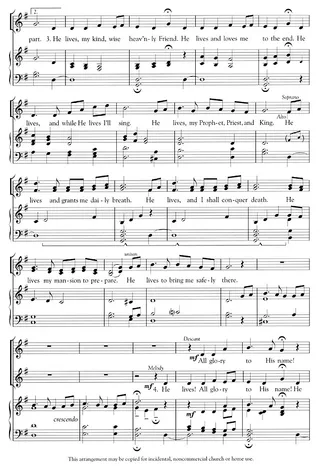 Music, I Know That My Redeemer Lives