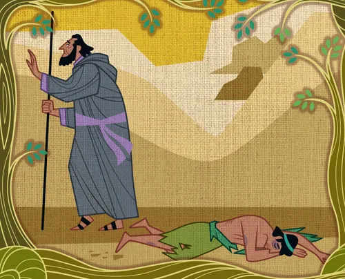 A Levite ignores the injured man.