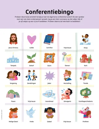 Pdf met raster van geïllustreerde pictogrammen