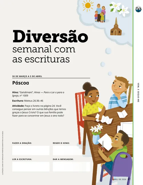 Página em PDF com ilustrações da praga das rãs no antigo Egito