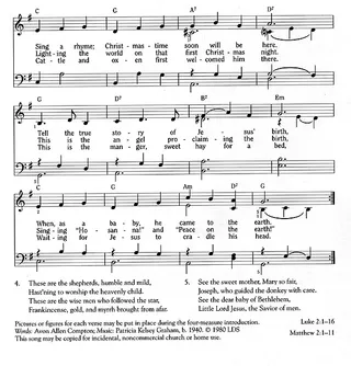 Music, The Nativity Song