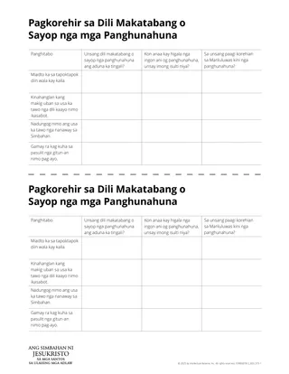 Pagkorehir sa Dili Makatabang o Sayop nga mga Panghunahuna