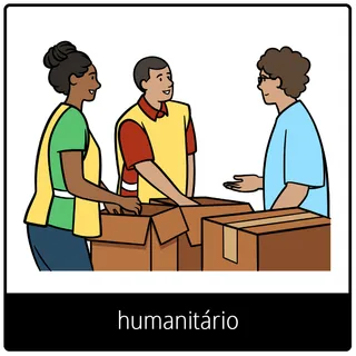 símbolo do evangelho para humanitário