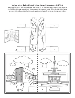 Primärs aktivitetssida: Jag kan känna Guds närhet på heliga platser