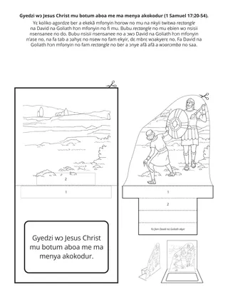 Primary  dwumadzi  krataafa:  Gyedzi  wɔ  Jesus  Christ  mu  botum  aboa  me  ma  meenya  akokodur