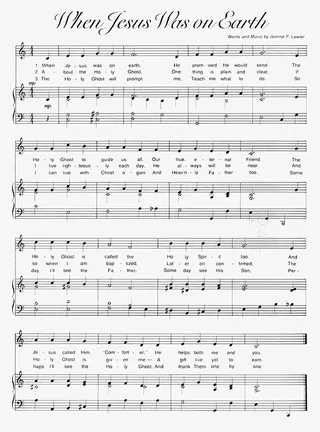 Music, When Jesus Was on Earth