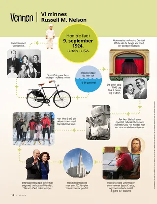 artikkel om president Nelson for barn