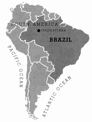 Map of South America