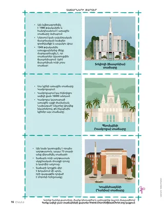 PDF տաճարների քարտեր