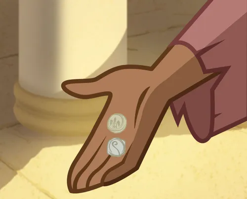 A poor woman’s small coins.