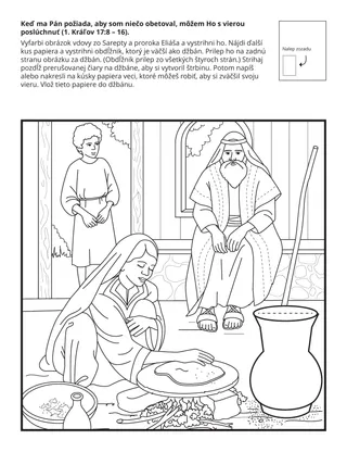 Stránka s aktivitami pre Primárky: Keď ma Pán požiada, aby som sa obetoval, môžem s vierou poslúchnuť