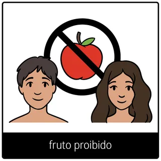 fruto proibido — símbolo do evangelho