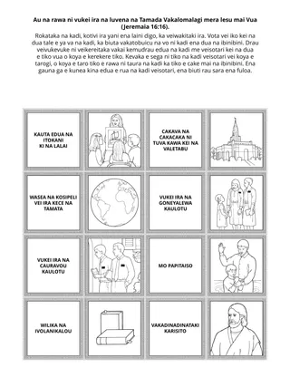 Tabana ni itaviqaravi ni Lalai: Au rawa ni vukei ira na luvena na Tamada Vakalomalagi mera lesu mai Vua