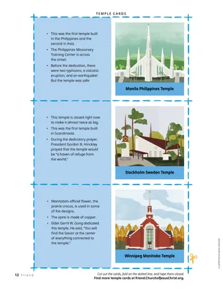 Page PDF with illustrations of temples