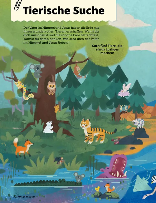 Artikel (PDF) mit Natur und vielen Tieren