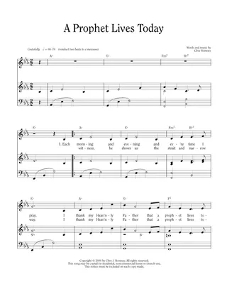 Music, A Prophet Lives Today