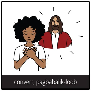 simbolo ng ebanghelyo para sa convert, pagbabalik-loob