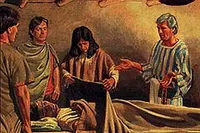 He called the people together