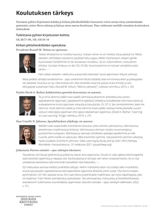 Koulutuksen tärkeys