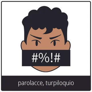 Simbolo del Vangelo “parolacce, turpiloquio”
