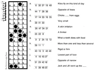 Tongue Twister Acrostic