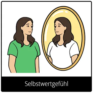 Symbol für Evangeliumsbegriff: Selbstwertgefühl