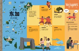 东加地图、橄榄球队、鲨鱼、石门、东加农作物、微笑的女孩，及使用电脑的女孩页面PDF