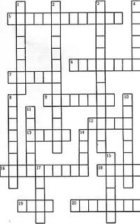 Crossword puzzle