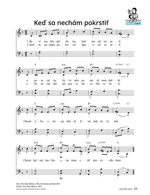 PDF s notami k piesni