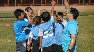 CHILDREN AT PLAY, SOCCER TEAM