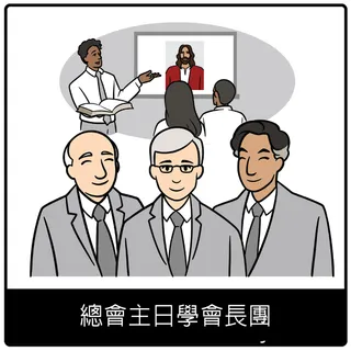 總會主日學會長團福音符號
