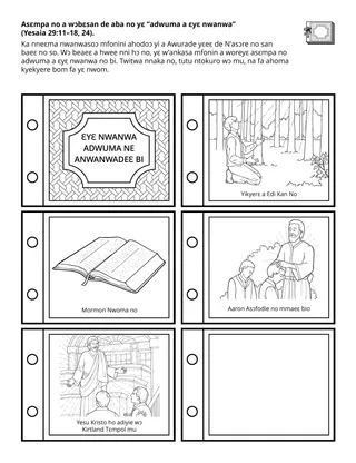 Primary dwumadie krataafa: Asɛmpa no Mmaeɛ bio yɛ “anwanwa dwuma”