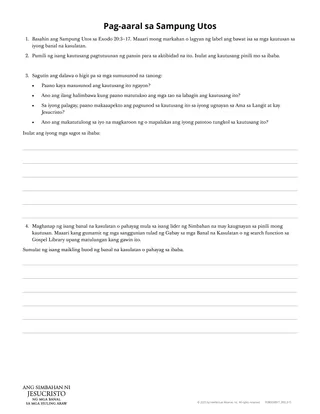 Pag-aaral sa Sampung Utos