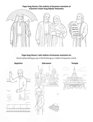 Pes bilong ol Paimeri: Papa long Heven laikim mi long mekim ol kontrak wantaim Em