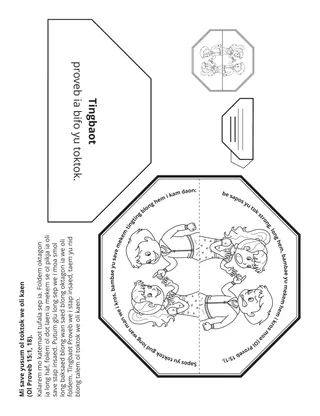 Praemeri aktiviti pej: Mi save yusum ol toktok we oli kaen