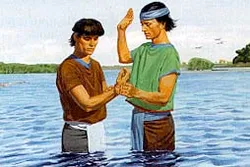 Jesus ascends to heaven again