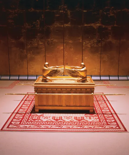 the ark of the covenant representing the throne of God
