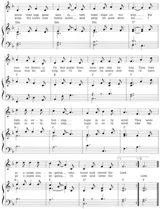 Music, Pioneers Courageous